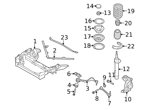 Suspension Components for 2008 BMW 335i #2