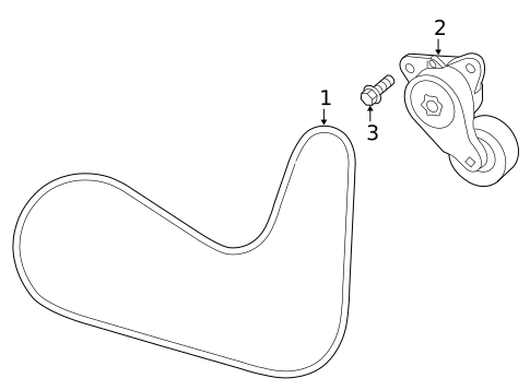 Belts & Pulleys for 2019 Nissan Murano #0