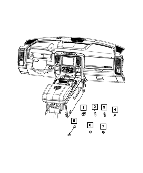 Power Distribution, Fuse Block, Junction Block, Relays and Fuses for 2021 Ram 1500 Classic #1