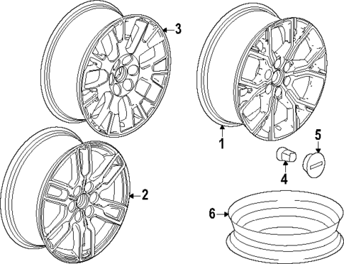 Wheels for 2025 GMC Acadia #1