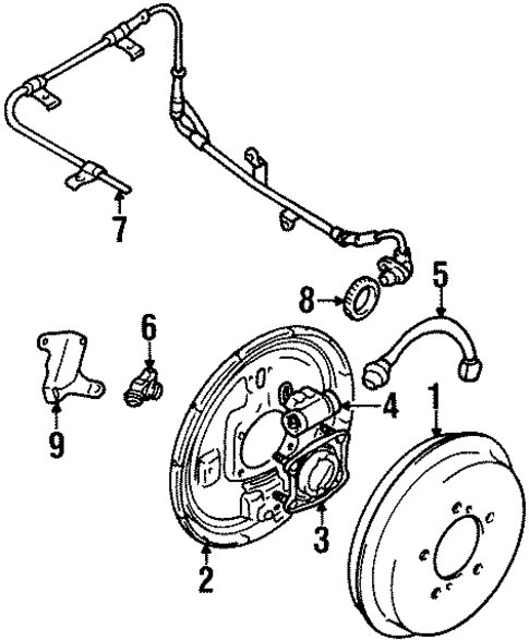 Anti-Lock Brakes for 1997 Suzuki Sidekick #2