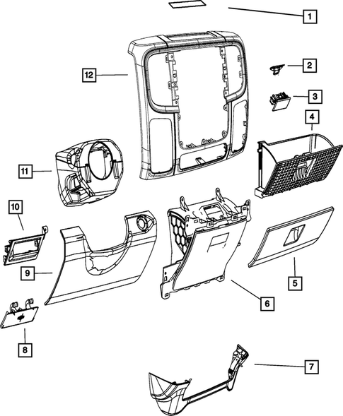 Instrument Panel for 2013 Ram 3500 #2