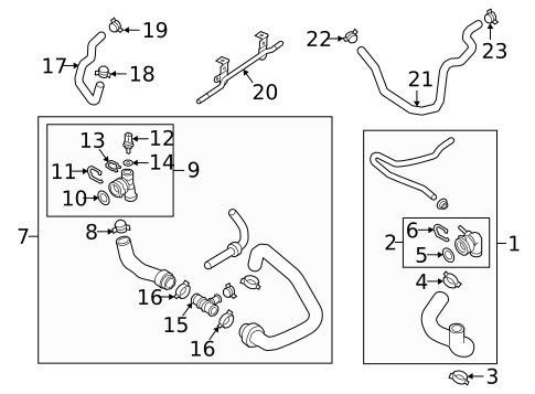 Hoses & Lines for 2025 Volkswagen Atlas #52