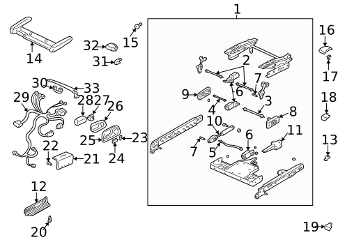 Power Seats for 2004 Cadillac DeVille #1