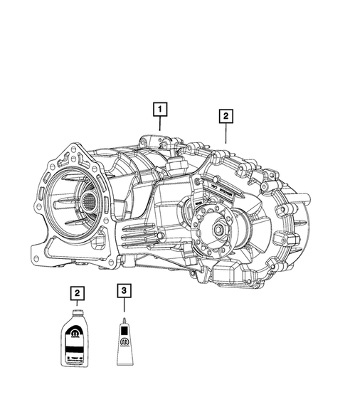 Transfer Case and PTU Assembly for 2024 Jeep Gladiator #0
