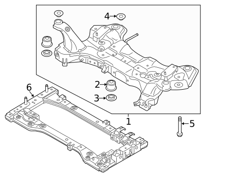 Suspension Mounting for 2018 Kia Soul EV #0