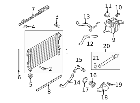 Hoses & Pipes for 2012 Ford Taurus #1