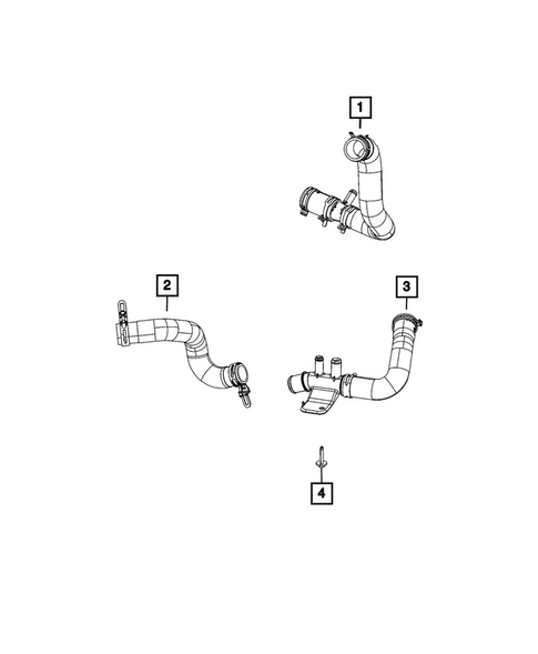 Radiator and Related Parts; Charge Air Cooler for 2026 Jeep Gladiator #3