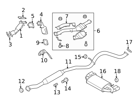 Exhaust Components for 2012 Subaru Impreza #0