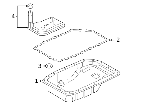 Transmission Components for 2008 Chevrolet Tahoe #1