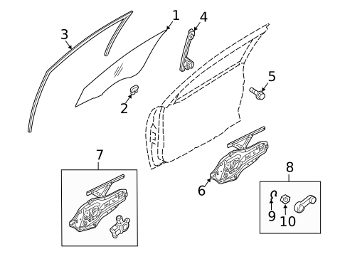 Front Door for 2011 Kia Forte #1