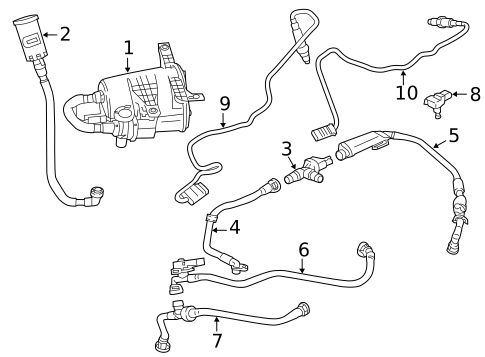 Fuel System Components for 2021 BMW 530e #1