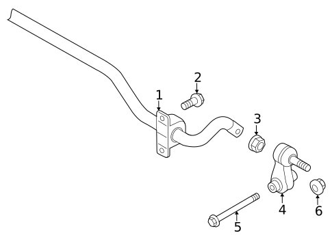 Stabilizer Bar & Components for 2024 Audi A3 Quattro #0