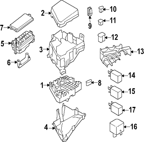 Fuse & Relay for 2025 Subaru Forester #0