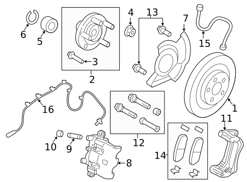 Drums & Rotors for 2012 Lincoln MKX #0