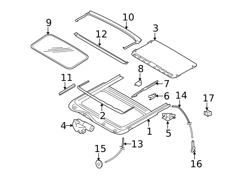 Sunroof for 2013 Subaru Tribeca #1