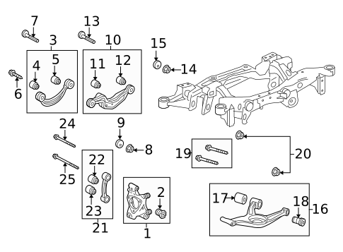 Rear Suspension for 2017 Cadillac XTS #2