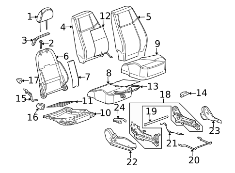 Front Seat Components for 2009 Pontiac G5 #0