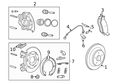Rear Brakes for 2006 Jeep Liberty #0