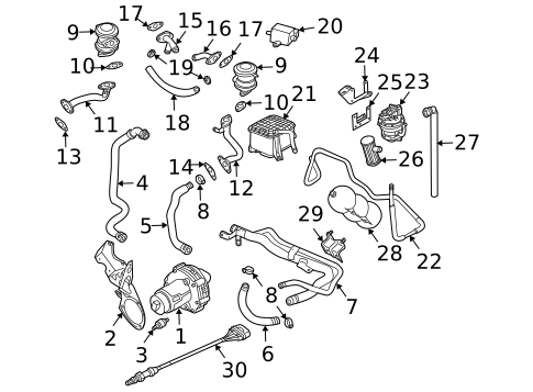 EGR System for 2005 Audi S4 #0