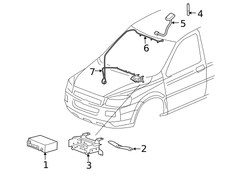Electrical Components for 2006 Pontiac Montana #2