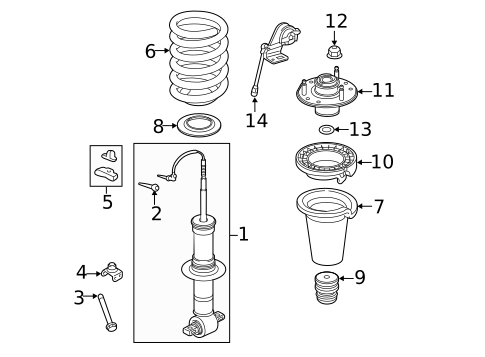 Suspension Components for 2021 GMC Yukon #6