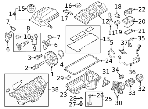 Emission System for 2012 BMW X3 #1