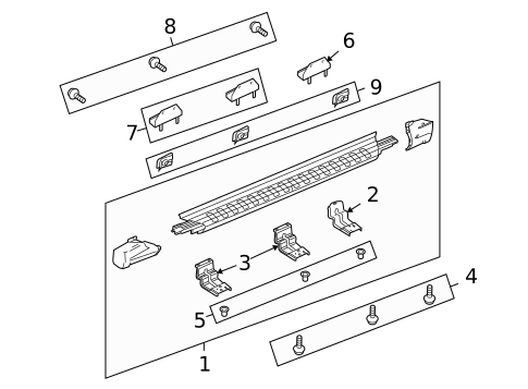 Running Board for 2008 Ford Explorer Sport Trac #1