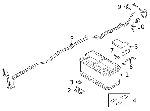 Battery for 2022 BMW 430i Gran Coupe #20