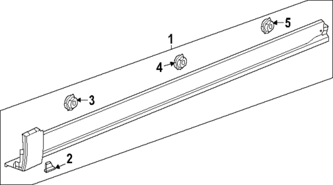 Exterior Trim - Pillars for 2025 Buick Envista #0