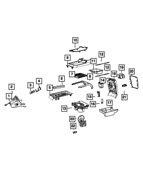 Consoles for 2022 Chrysler 300 #0