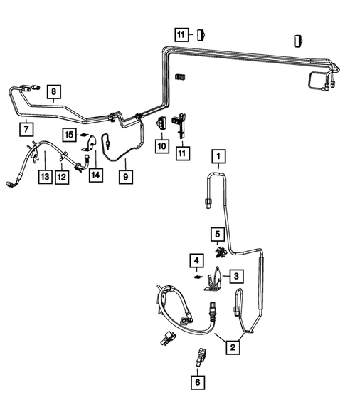Hydraulic Control Unit, Brake Tubes and Hoses for 2013 Chrysler 300 #1