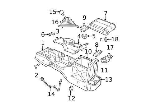 Console for 2009 Jeep Wrangler #0