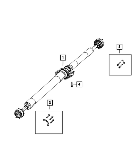 Drive Shaft for 2025 Jeep Grand Cherokee #0