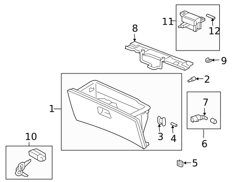 Instrument Panel for 2007 Honda Pilot #1