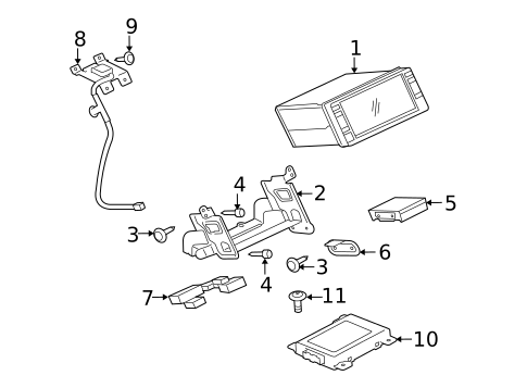 Navigation System for 2007 Mitsubishi Outlander #0