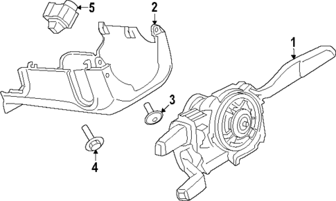 Shroud, Switches & Levers for 2025 Porsche Cayenne #0