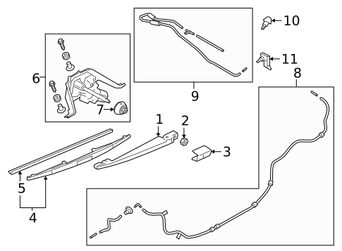 Wipers for 2024 Subaru Outback #1