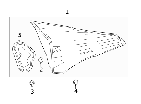 Backup Lamps for 2018 Toyota RAV4 #2