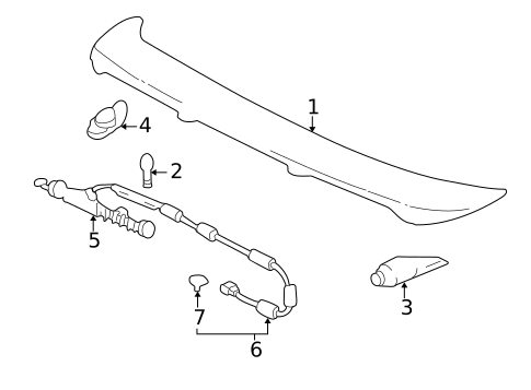 Spoiler for 1996 Acura Integra #0