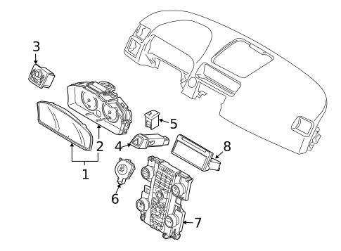 Switches for 2007 Volvo S40 #0