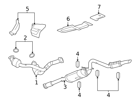 Exhaust Components for 2009 GMC Sierra 2500 HD #0
