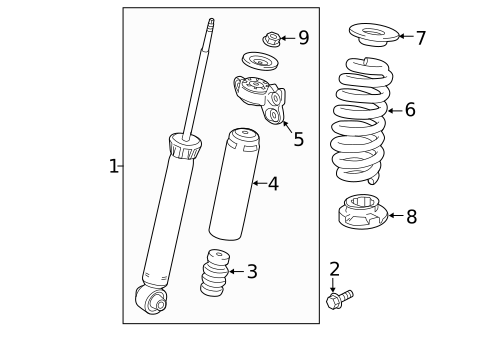 Shocks & Components for 2017 Cadillac XT5 #2