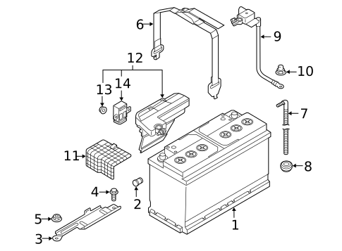 Battery for 2022 Audi S7 Sportback #0