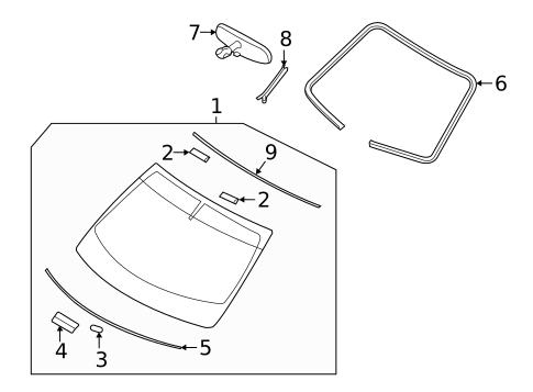 Reveal Moldings for 2016 INFINITI QX50 #1