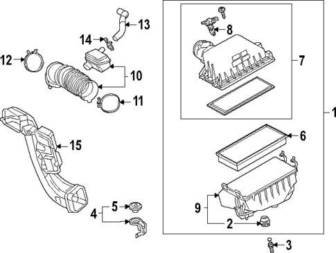 Filters for 2020 Lexus ES300h #1