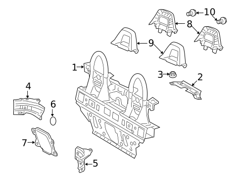 Outside Mirrors for 2013 Lexus IS250 #2