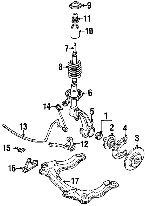 Front Brakes for 1989 Audi 80 Quattro #1
