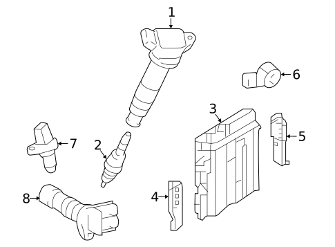 Powertrain Control for 2024 Lexus LC500h #1