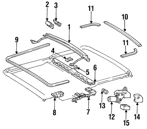 Sunroof for 1993 Mercedes-Benz 300TE #0